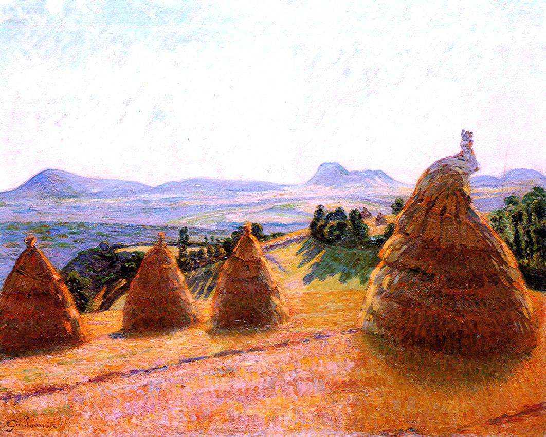  Armand Guillaumin Le Pleteau Bromant a Pontgibaud (also known as Puy de Dome) - Canvas Print