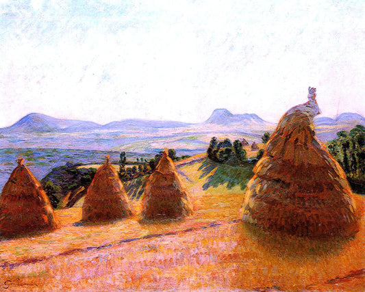  Armand Guillaumin Le Pleteau Bromant a Pontgibaud (also known as Puy de Dome) - Canvas Print