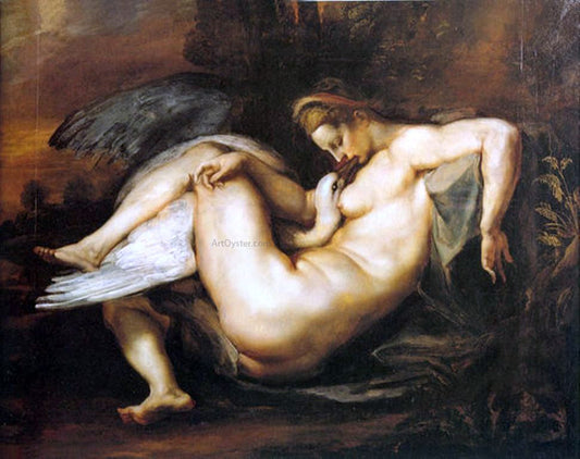  Peter Paul Rubens Leda and Swan - Canvas Print