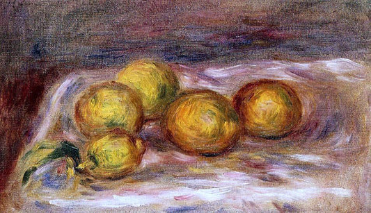  Pierre Auguste Renoir Lemons - Canvas Print