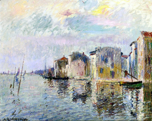  Gustave Loiseau Les Martigues - Canvas Print