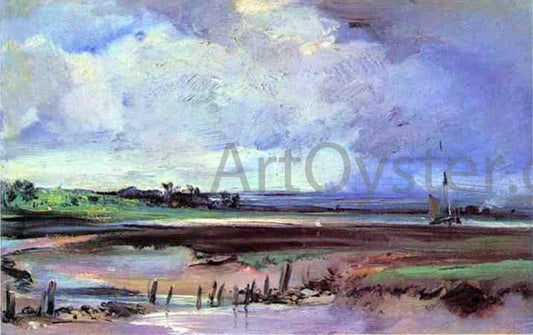  Richard Parkes Bonington Les Salinieres by Trouville - Canvas Print