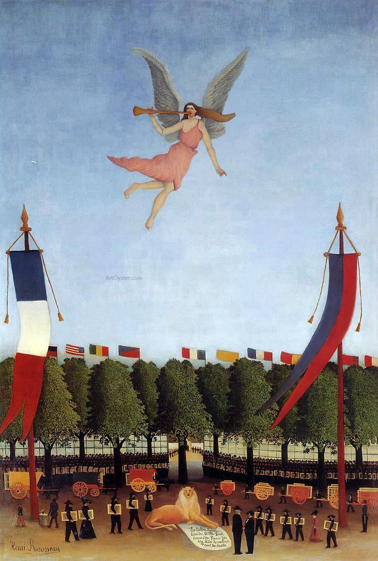  Henri Rousseau Liberty Inviting Artists to Take Part in the 22nd Exhibition of the Society of Independent Artists - Canvas Print