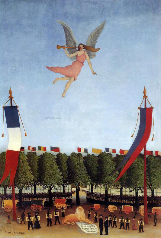  Henri Rousseau Liberty Inviting Artists to Take Part in the 22nd Exhibition of the Society of Independent Artists - Canvas Print