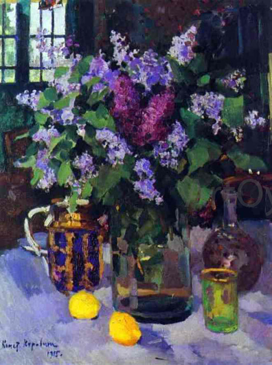  Constantin Alexeevich Korovin Lilacs. Still Life - Canvas Print