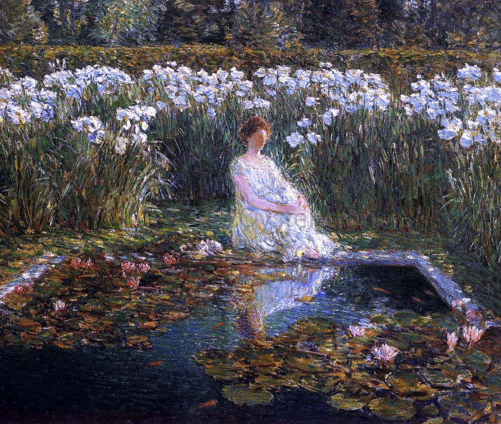  Frederick Childe Hassam Lilies - Canvas Print