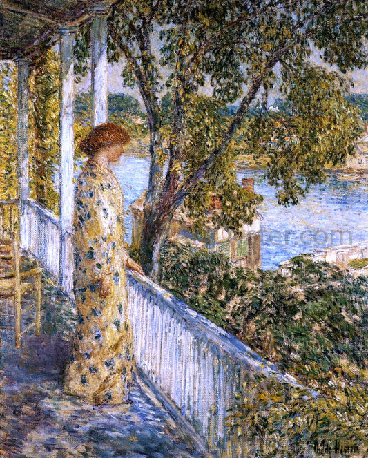  Frederick Childe Hassam Listening to the Orchard Oriole - Canvas Print