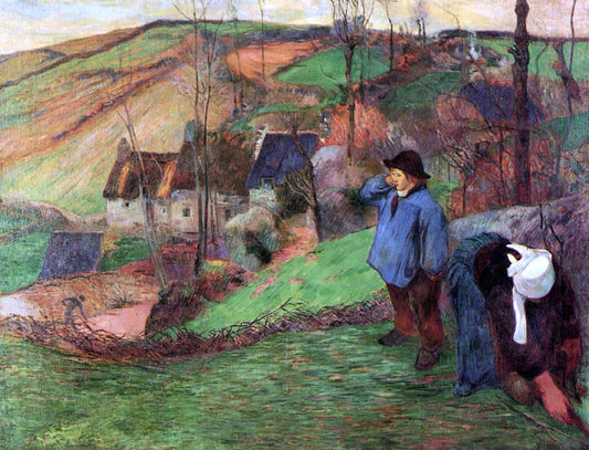  Paul Gauguin Little Breton Shepherd - Canvas Print