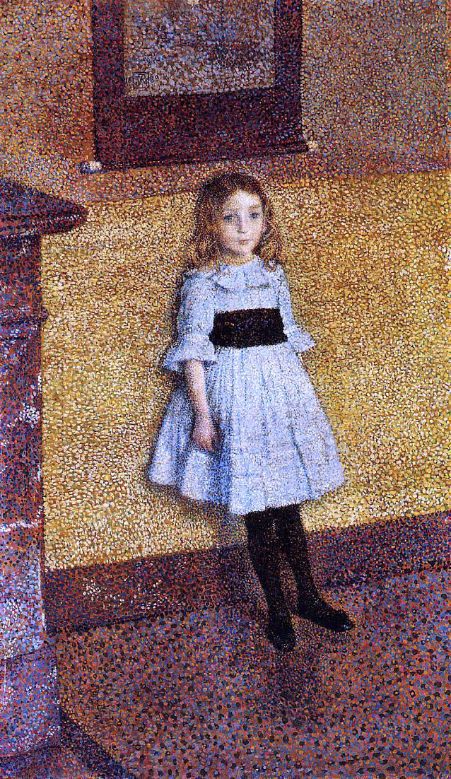  Theo Van Rysselberghe Little Denise - Canvas Print