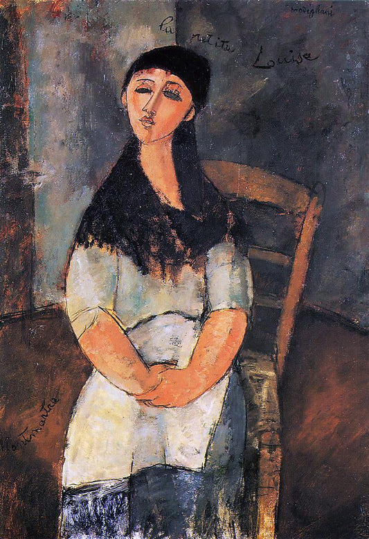  Amedeo Modigliani Little Louise - Canvas Print