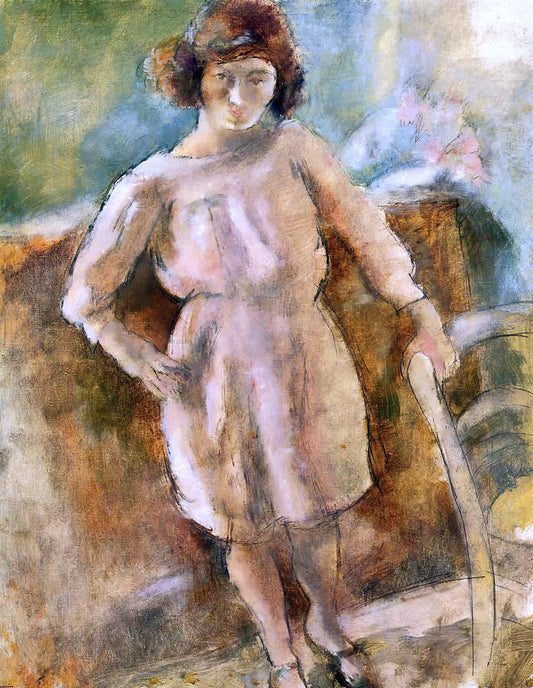  Jules Pascin Little Nana from Cassis - Canvas Print