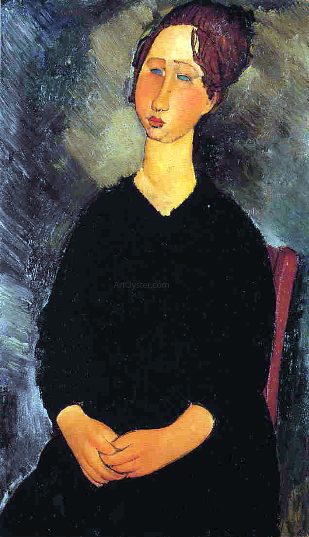  Amedeo Modigliani Little Serving Woman - Canvas Print