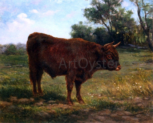  Rosa Bonheur A Longhorn Bull in a Landscape - Canvas Print