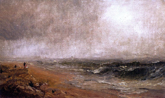  Jasper Francis Cropsey Looking out to Sea - Canvas Print