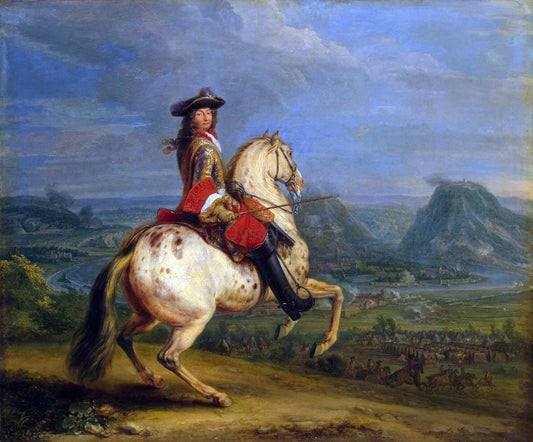  Adam Frans Van Der Meulen Louis XIV at the Taking of Besancon - Canvas Print
