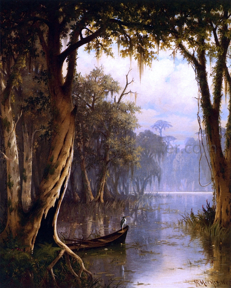  Joseph R Meeker Louisiana Bayou - Canvas Print