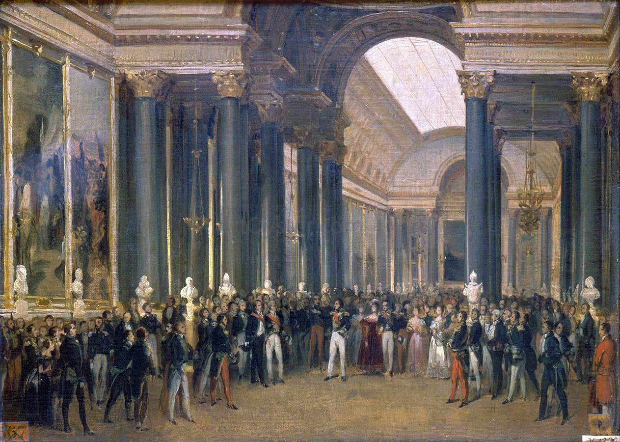  Francois-Joseph Heim Louis-Philippe Opening the Galerie des Batailles, 10 June 1837 - Canvas Print