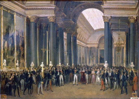  Francois-Joseph Heim Louis-Philippe Opening the Galerie des Batailles, 10 June 1837 - Canvas Print