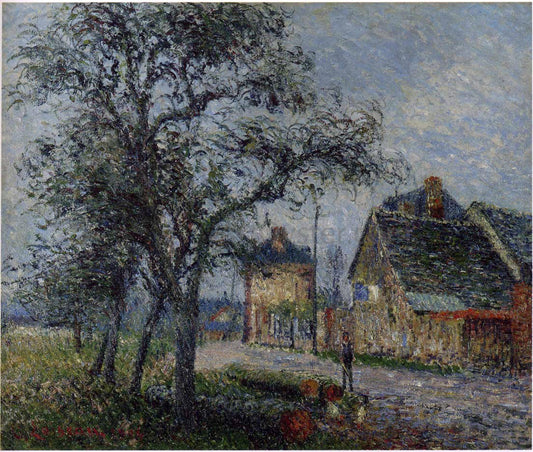  Gustave Loiseau Louvier Road in Winter - Canvas Print