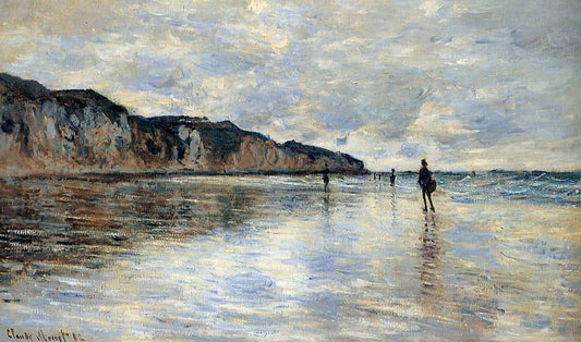  Claude Oscar Monet Low Tide at Pourville - Canvas Print