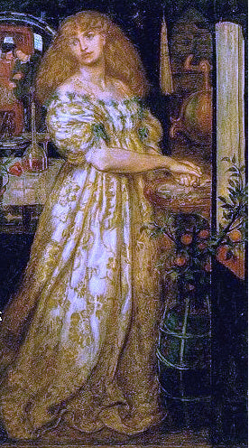  Dante Gabriel Rossetti Lucrezia Borgia - Canvas Print