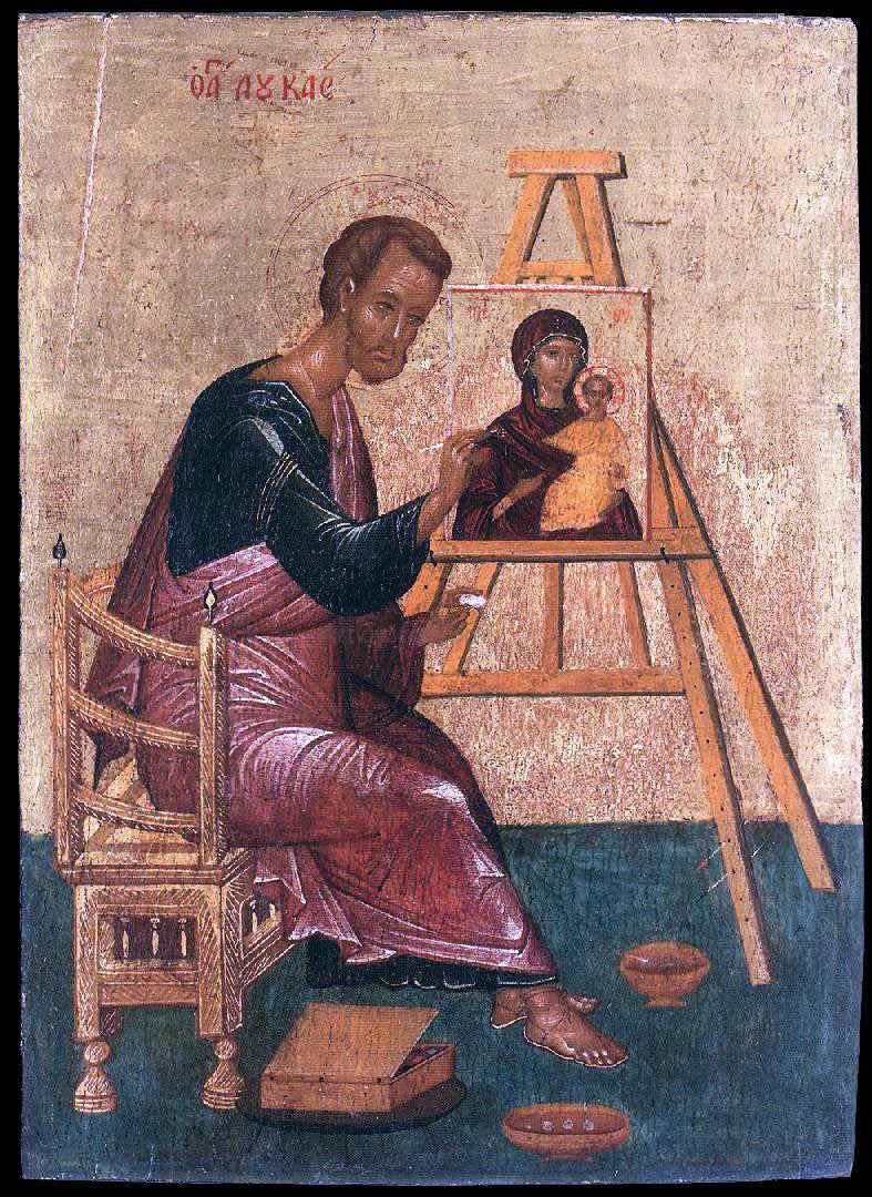  Unknown Painters Masters Luke Paints the Icon of the Mother of God Hodegetria - Canvas Print