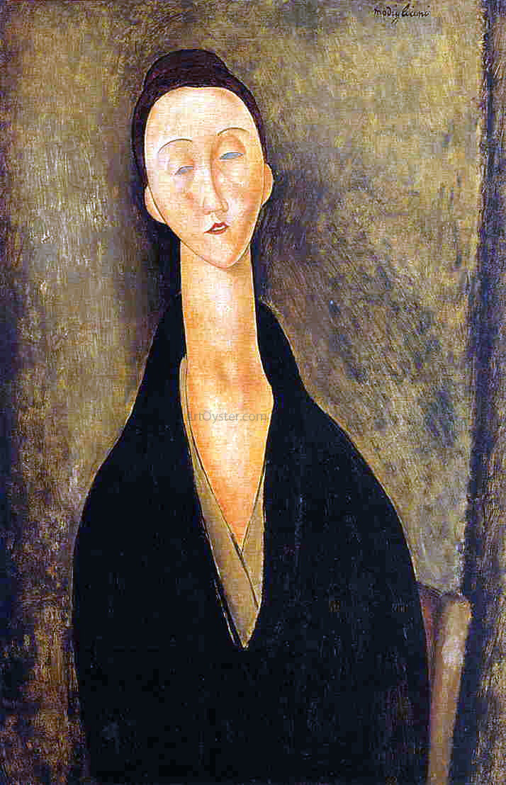  Amedeo Modigliani Lunia Czechowska - Canvas Print