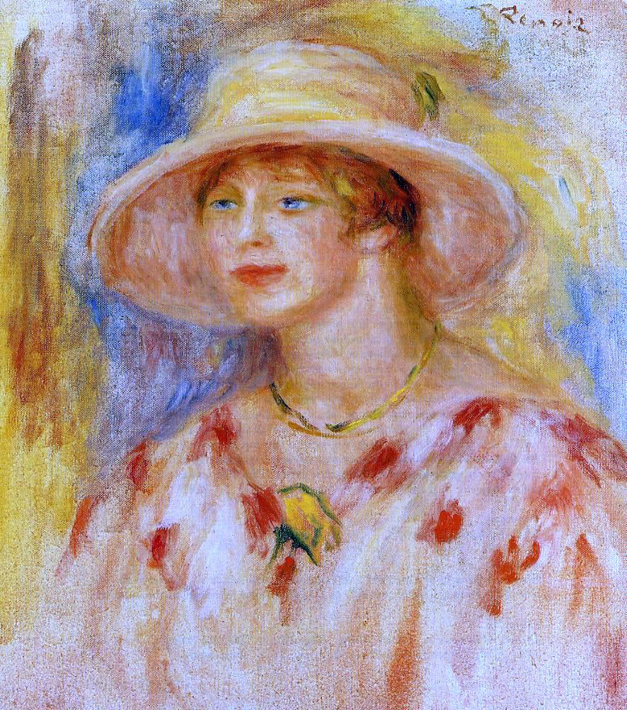  Pierre Auguste Renoir Lydia Sieligmann - Canvas Print