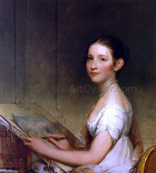  Gilbert Stuart Lydia Smith - Canvas Print