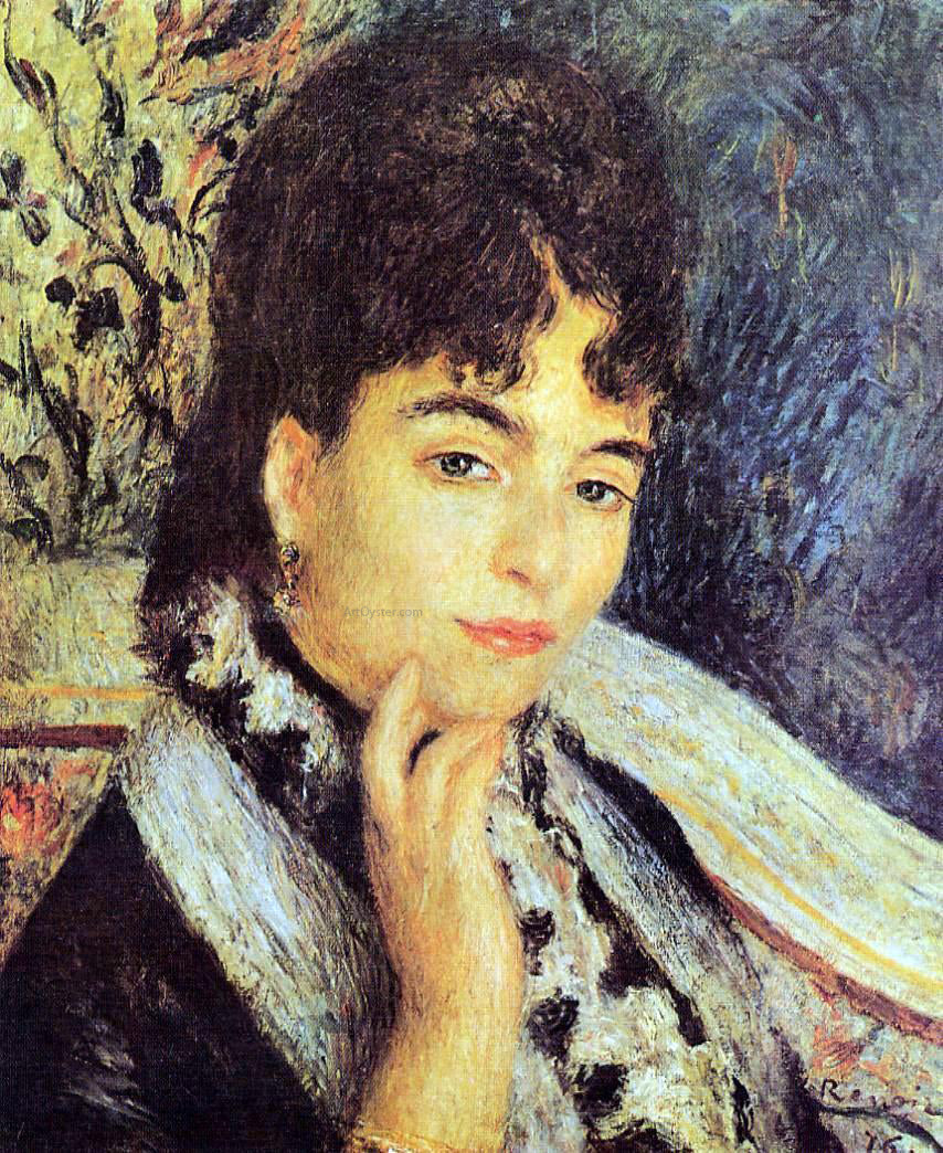  Pierre Auguste Renoir Madame Alphonse Daudet - Canvas Print