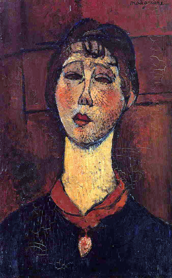  Amedeo Modigliani Madame Dorival - Canvas Print