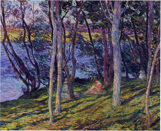  Henri Lebasque Madame Lebasque and her Daughters - Canvas Print