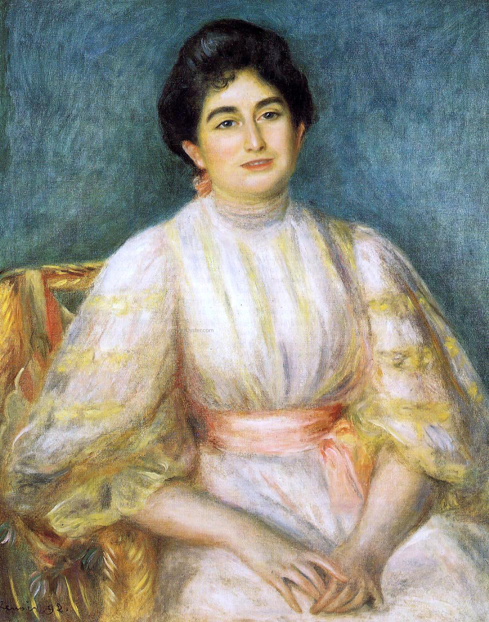  Pierre Auguste Renoir Madame Paul Gallimard nee Lucie Duche - Canvas Print