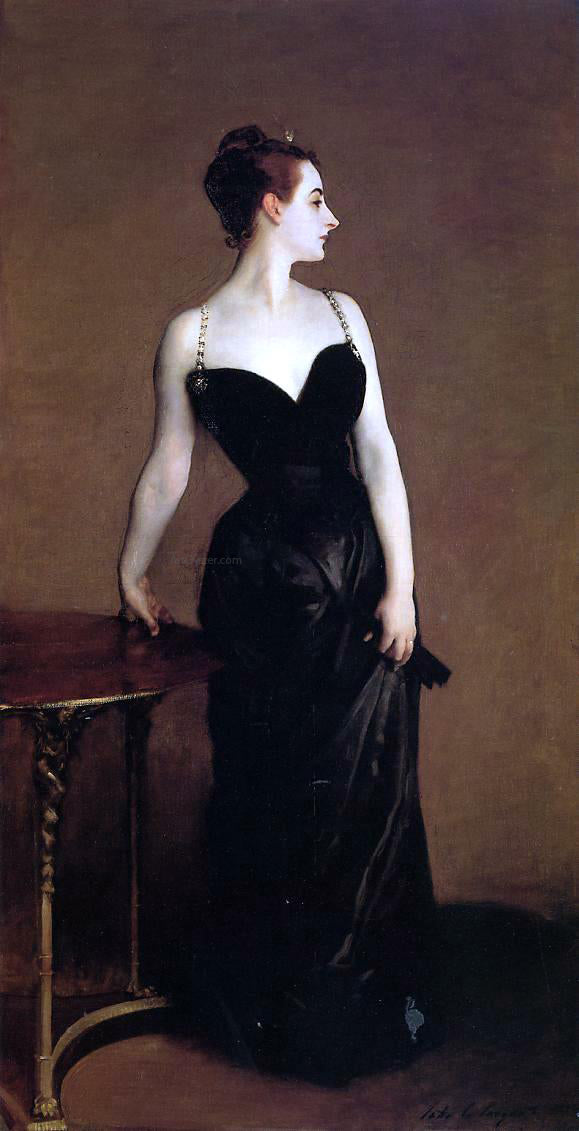  John Singer Sargent Madame X (also known as Madame Pierre Gautreau) - Canvas Print