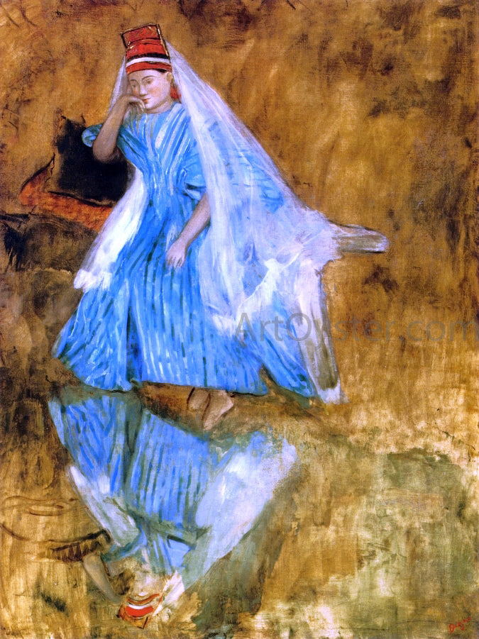  Edgar Degas Mademoiselle Fiocre in the Ballet "The Source" (study) - Canvas Print