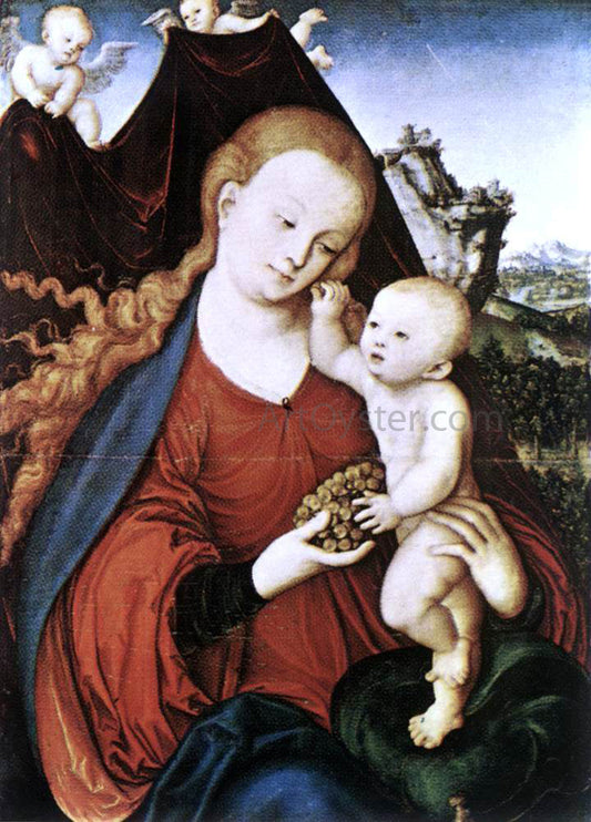  The Elder Lucas Cranach Madonna and Child - Canvas Print