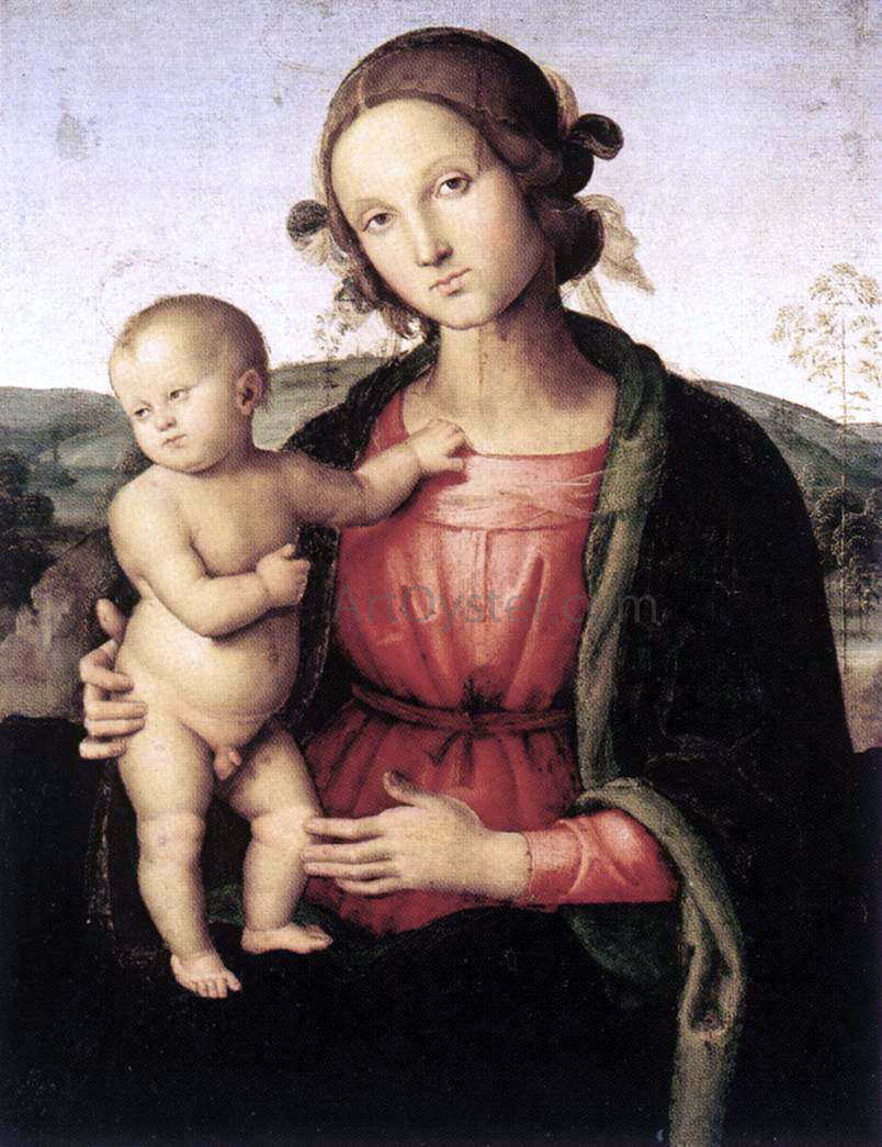  Pietro Perugino Madonna and Child - Canvas Print