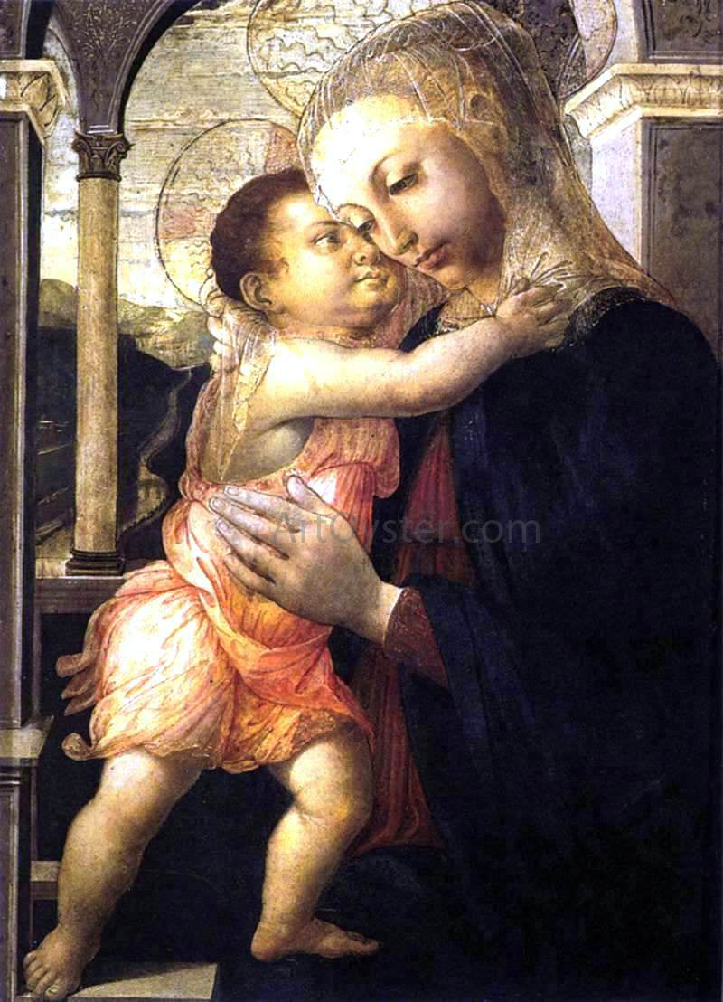  Sandro Botticelli Madonna and Child (Madonna della Loggia) - Canvas Print