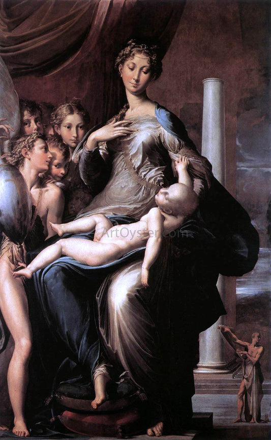  Parmigianino Madonna dal Collo Lungo (Madonna with Long Neck) - Canvas Print