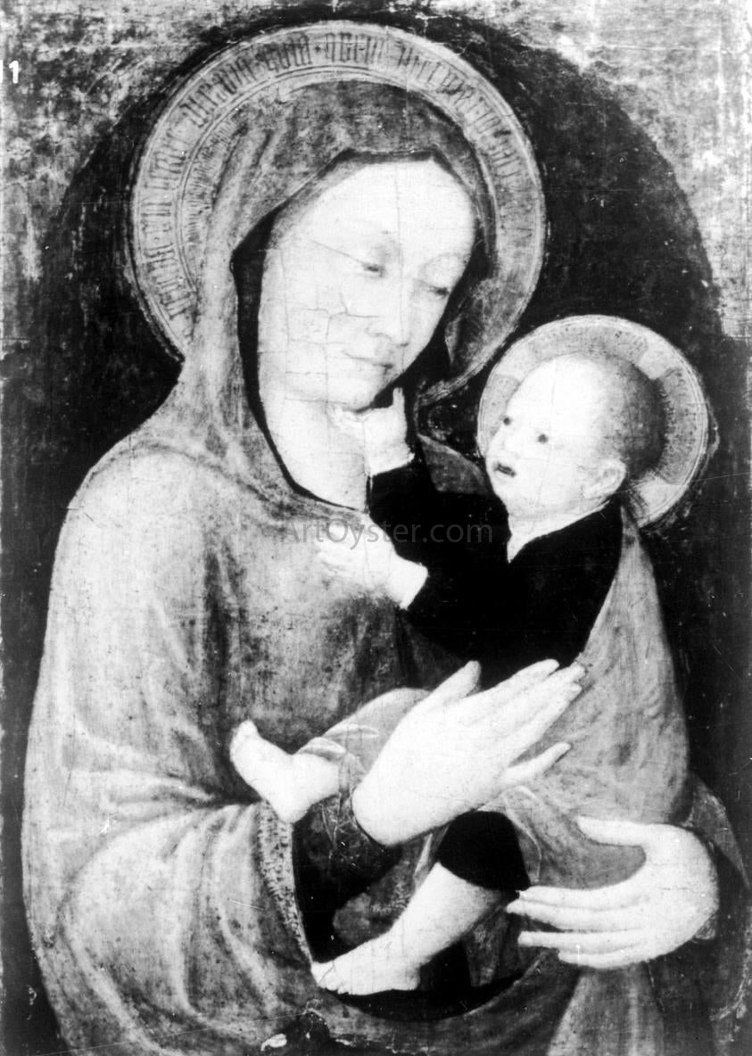  Jacopo Bellini Madonna mit dem Kind - Canvas Print