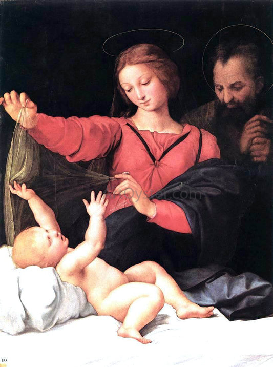  Raphael Madonna of Loreto (Madonna del Velo) - Canvas Print