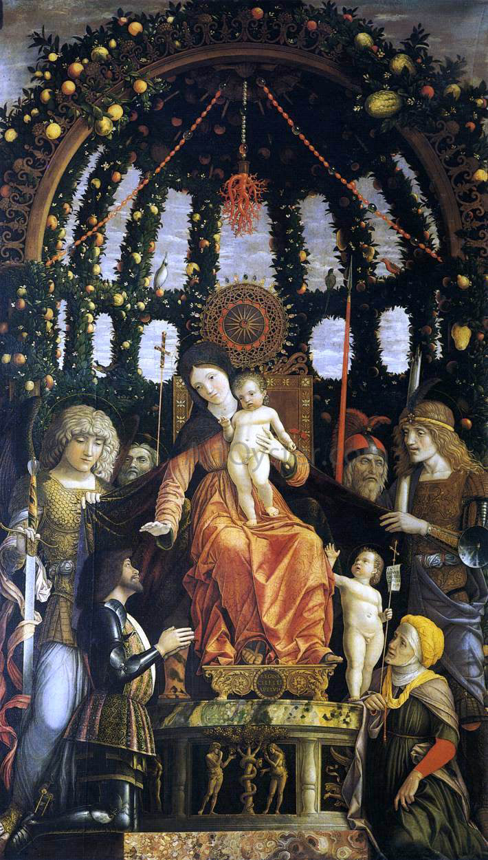  Andrea Mantegna Madonna of Victory - Canvas Print