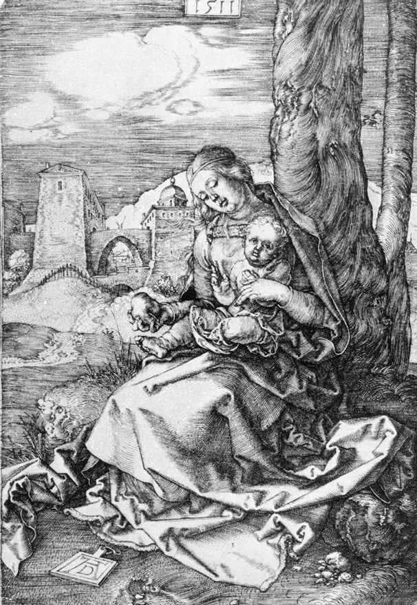  Albrecht Durer Madonna with the Pear - Canvas Print