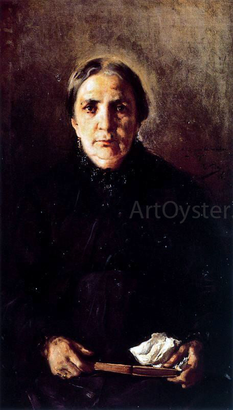  Cecilio Pla y Gallardo Madre del Pintor - Canvas Print