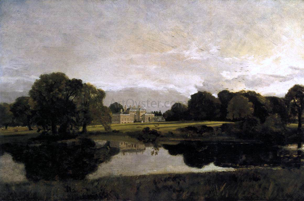  John Constable Malvern Hall in Warwickshire - Canvas Print