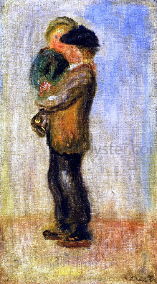  Pierre Auguste Renoir Man Carrying a Boy - Canvas Print