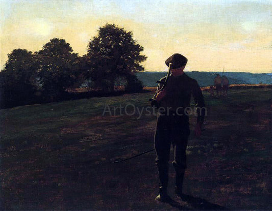  Winslow Homer Man with a Sythe - Canvas Print