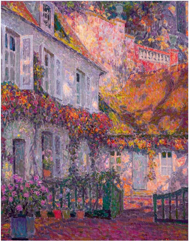  Henri Le Sidaner A Mansion in the Afternoon - Canvas Print