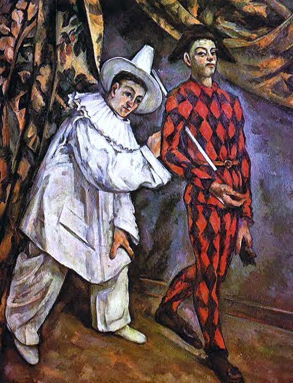  Paul Cezanne Mardi Gras - Canvas Print