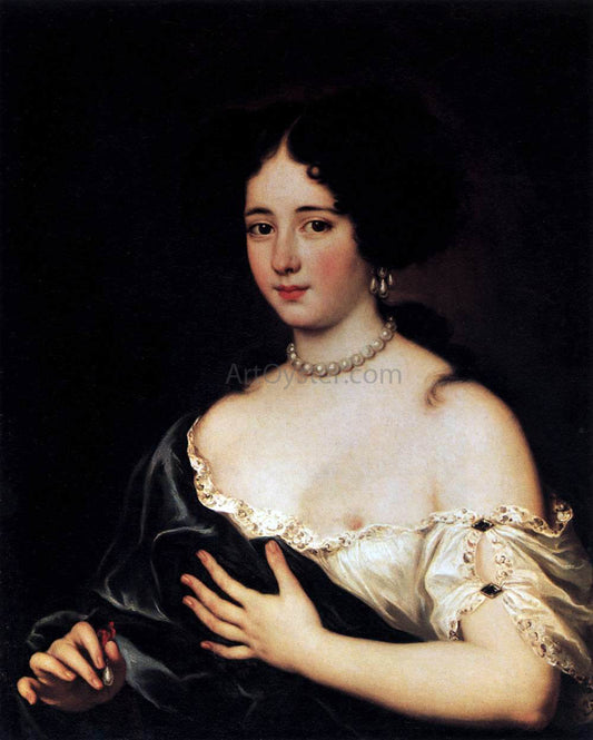  Jacob Ferdinand Voet Maria Mancini as Cleopatra - Canvas Print